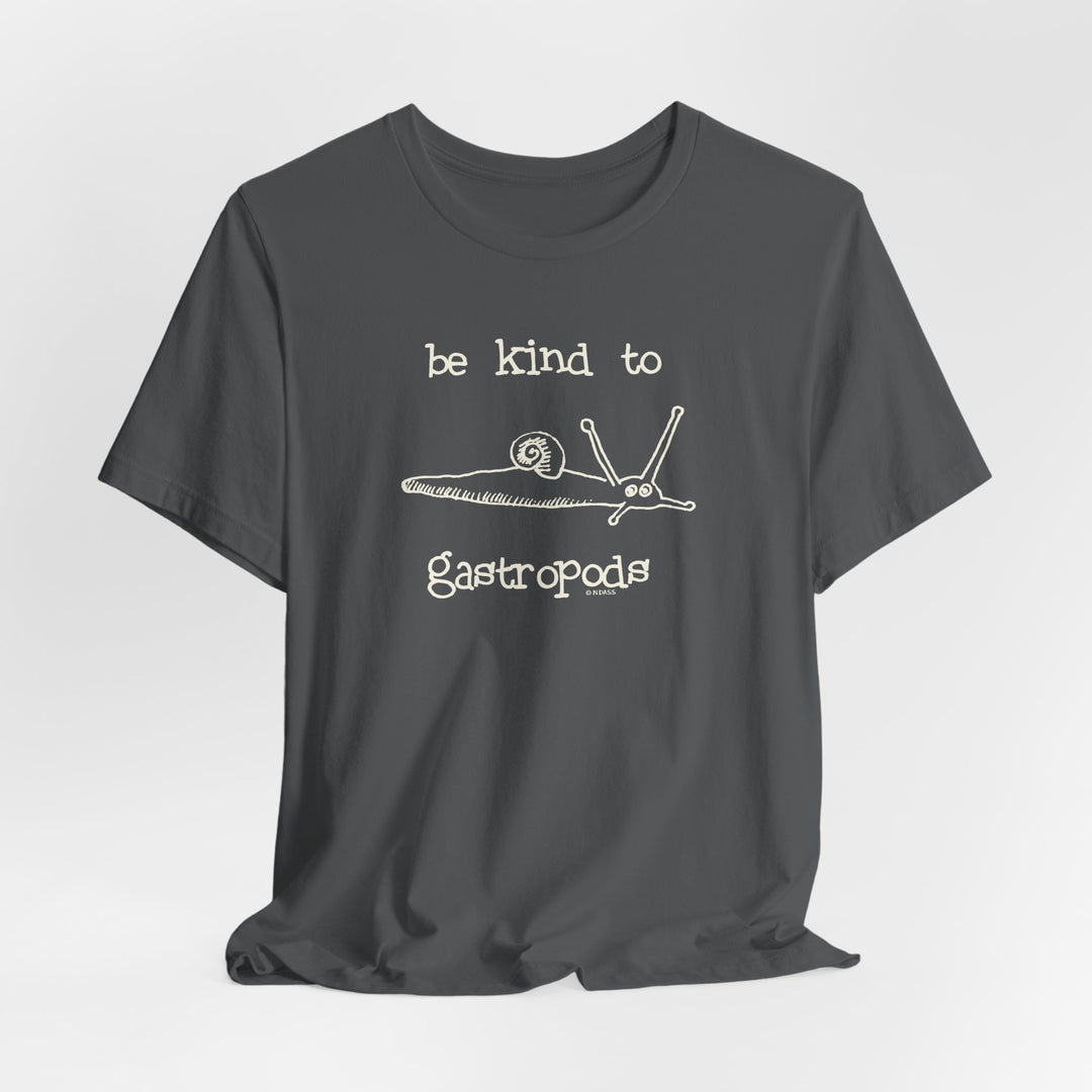 Be Kind to Gastropods Unisex Soft Cotton T-Shirt