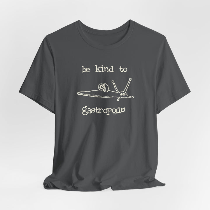Be Kind to Gastropods Unisex Soft Cotton T-Shirt