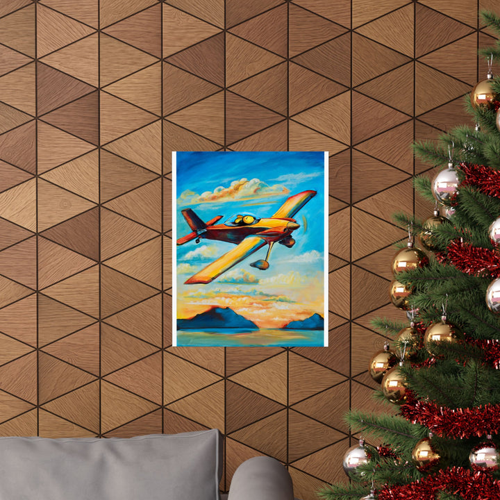 RV4 Pilot Dog Premium Matte vertical posters