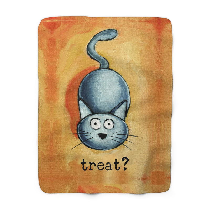 Cat Treat? Sherpa Fleece Blanket