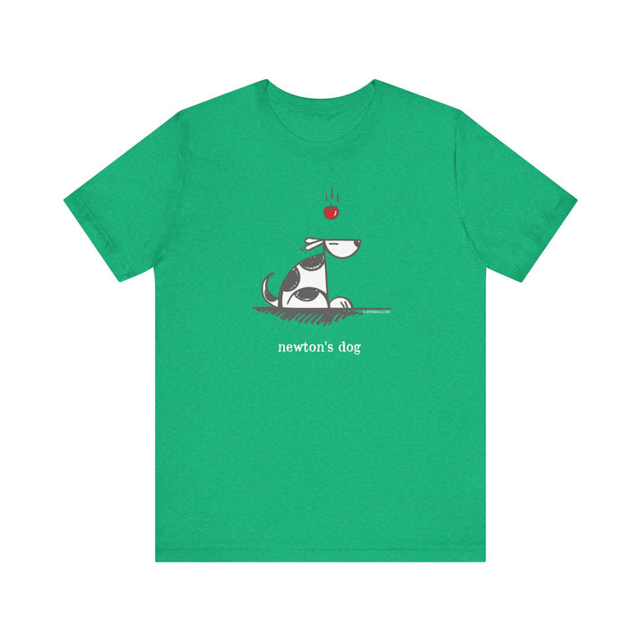 Newtons Dog Unisex Soft Cotton T-Shirt