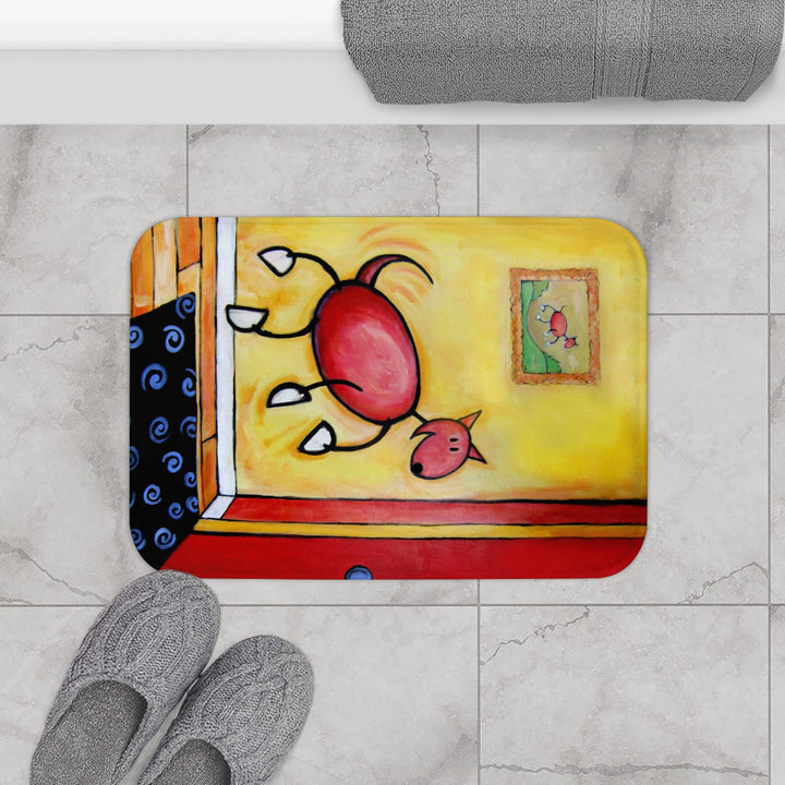 The Joy of Homecoming Plush Bath Mat