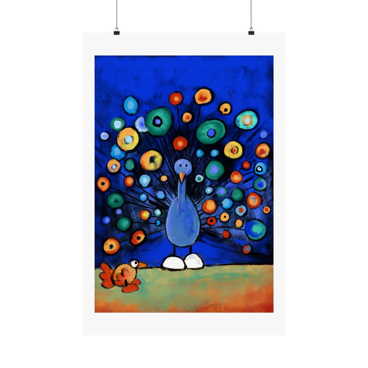 Peacock Premium Matte vertical posters