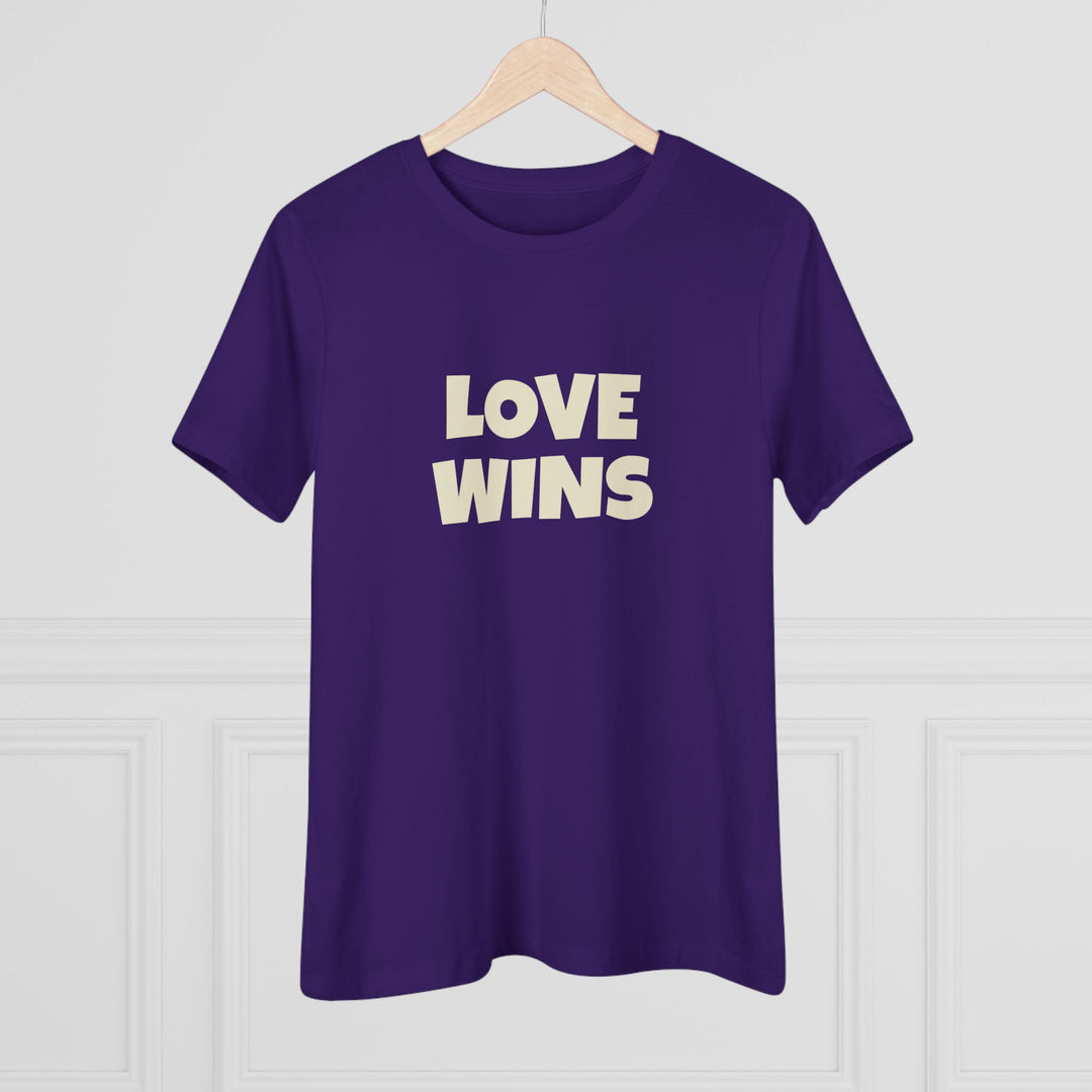 LOVE WINS Women's Relaxed Fit T-Shirt