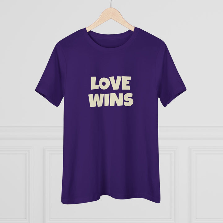LOVE WINS Women's Relaxed Fit T-Shirt