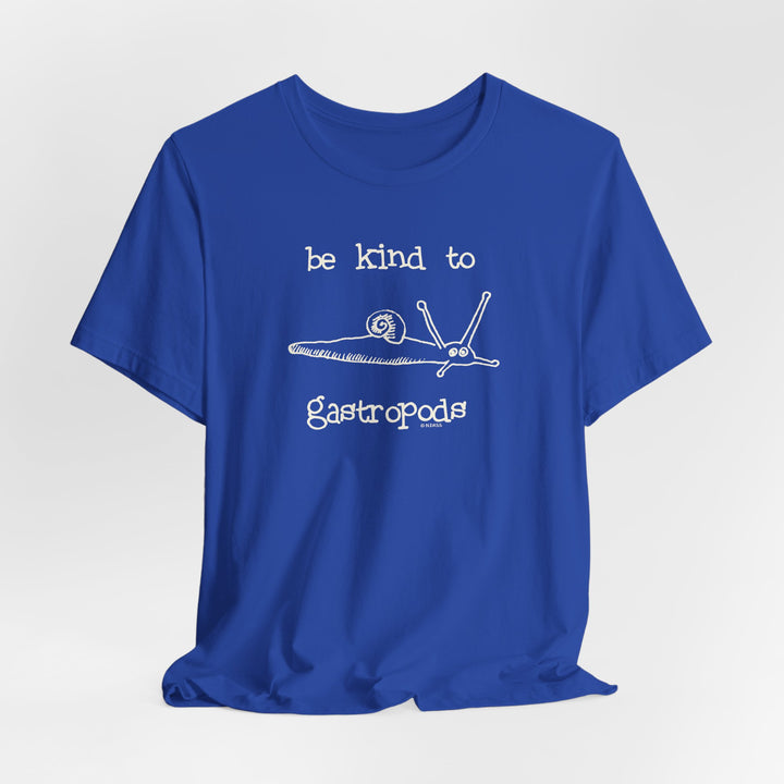 Be Kind to Gastropods Unisex Soft Cotton T-Shirt