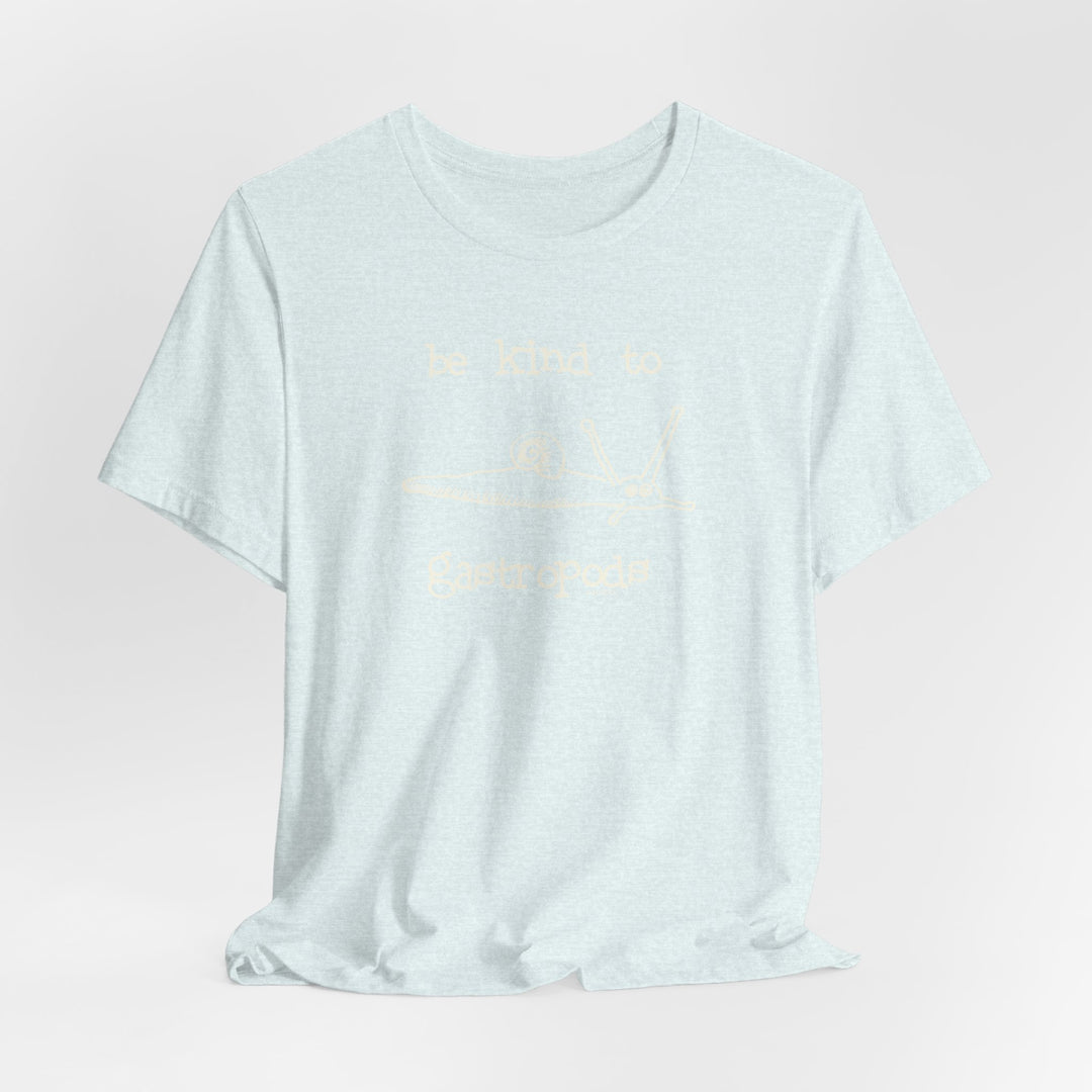 Be Kind to Gastropods Unisex Soft Cotton T-Shirt