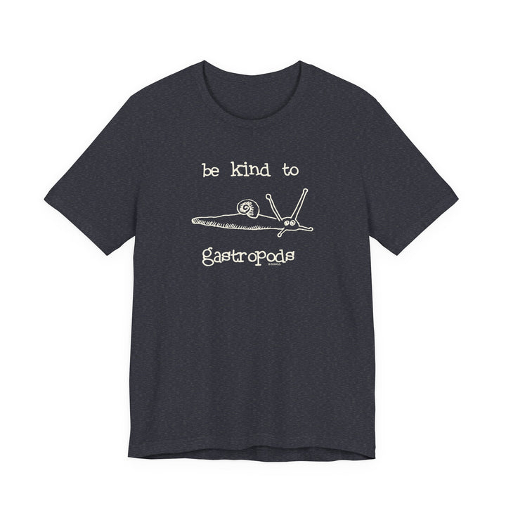 Be Kind to Gastropods Unisex Soft Cotton T-Shirt