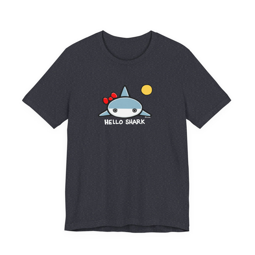 Hello Shark Unisex Soft Cotton T-Shirt