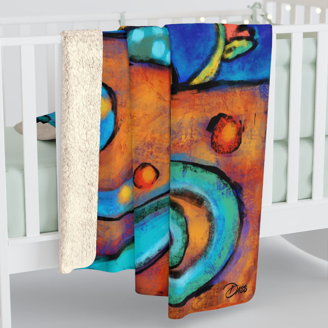 Magic Cat Sherpa Fleece Blanket