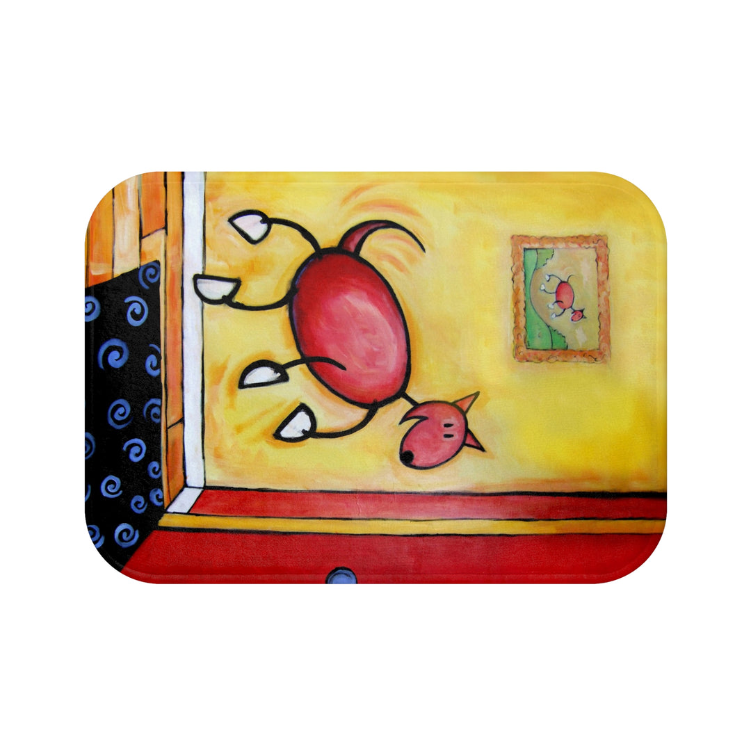 The Joy of Homecoming Plush Bath Mat