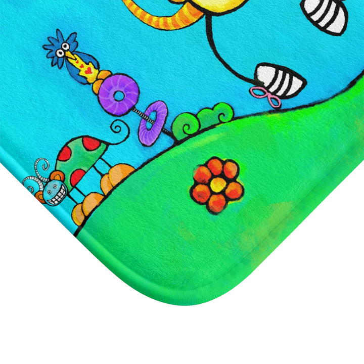 Be Who You Are Book Art Plush Bath Mat