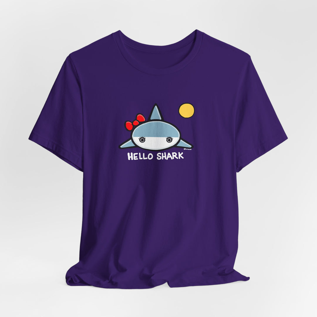 Hello Shark Unisex Soft Cotton T-Shirt