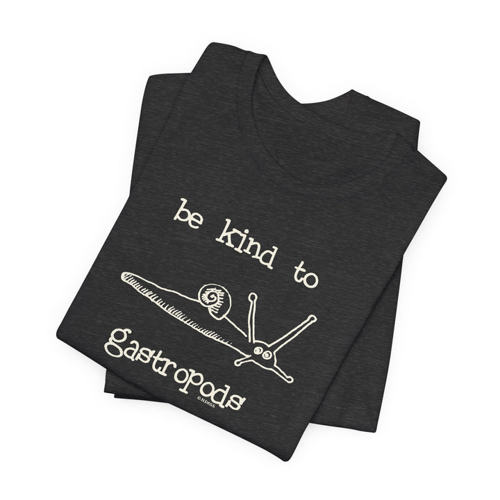 Be Kind to Gastropods Unisex Soft Cotton T-Shirt