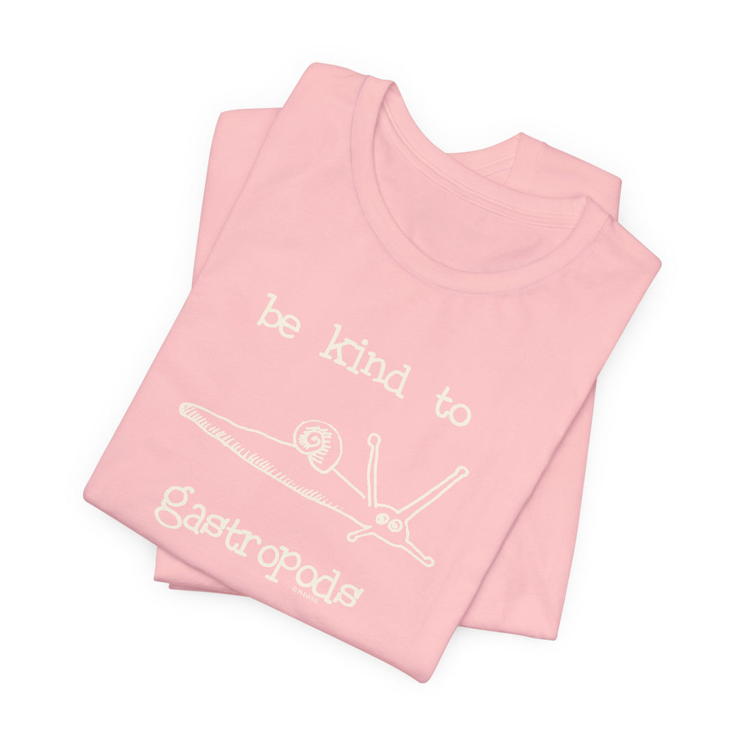 Be Kind to Gastropods Unisex Soft Cotton T-Shirt