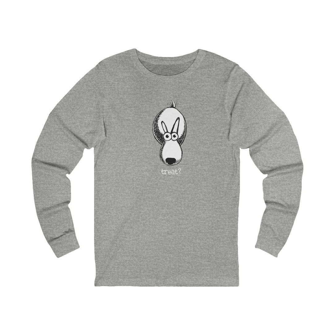 Treat? Dog Unisex Jersey Long Sleeve Tee