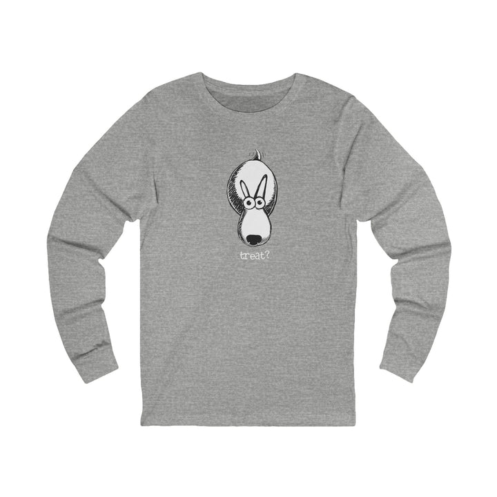 Treat? Dog Unisex Jersey Long Sleeve Tee