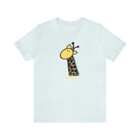 Aim High Giraffe Unisex Soft Cotton T-Shirt