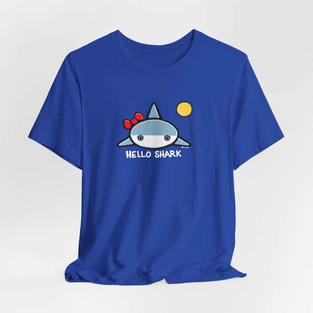 Hello Shark Unisex Soft Cotton T-Shirt
