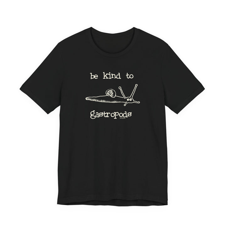 Be Kind to Gastropods Unisex Soft Cotton T-Shirt