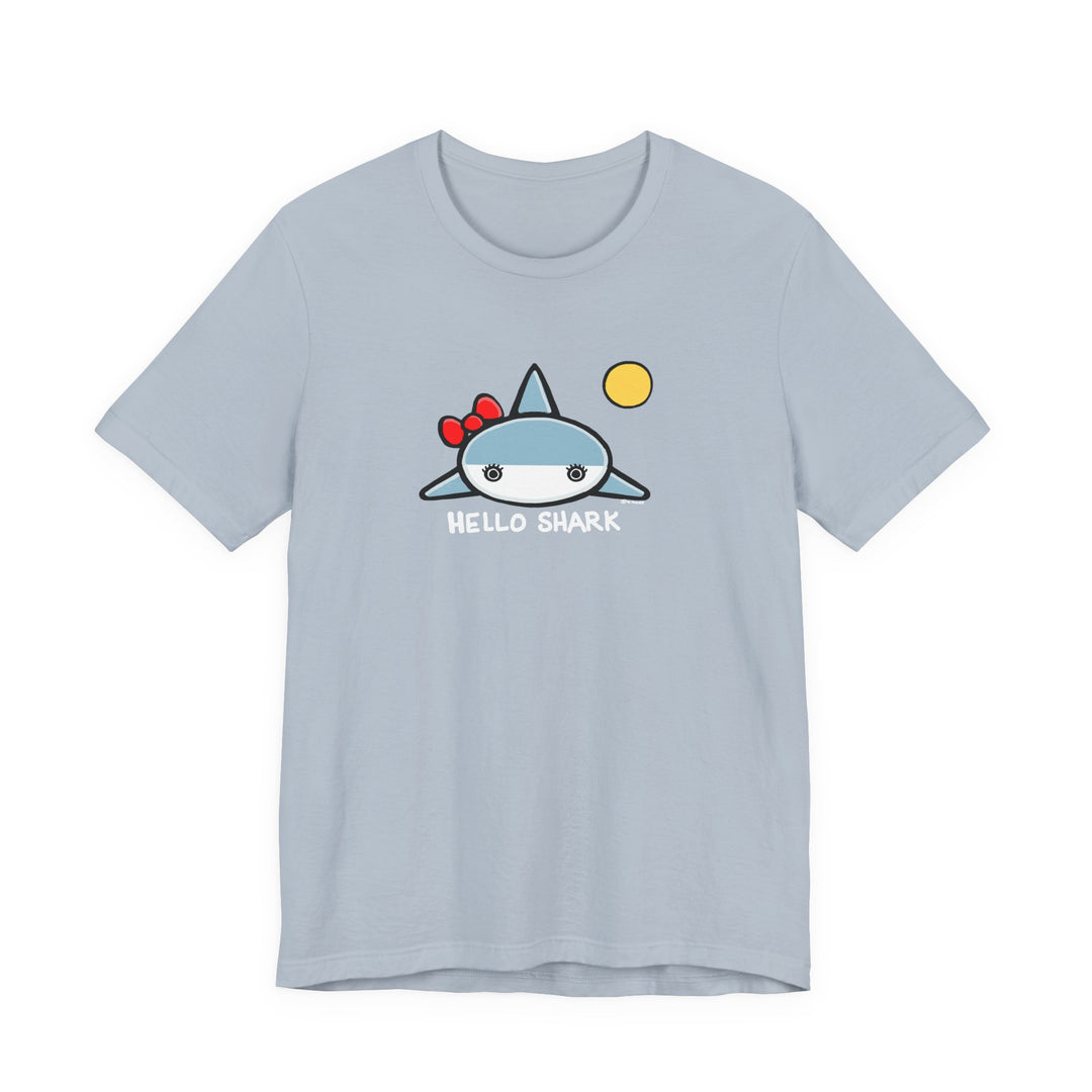 Hello Shark Unisex Soft Cotton T-Shirt
