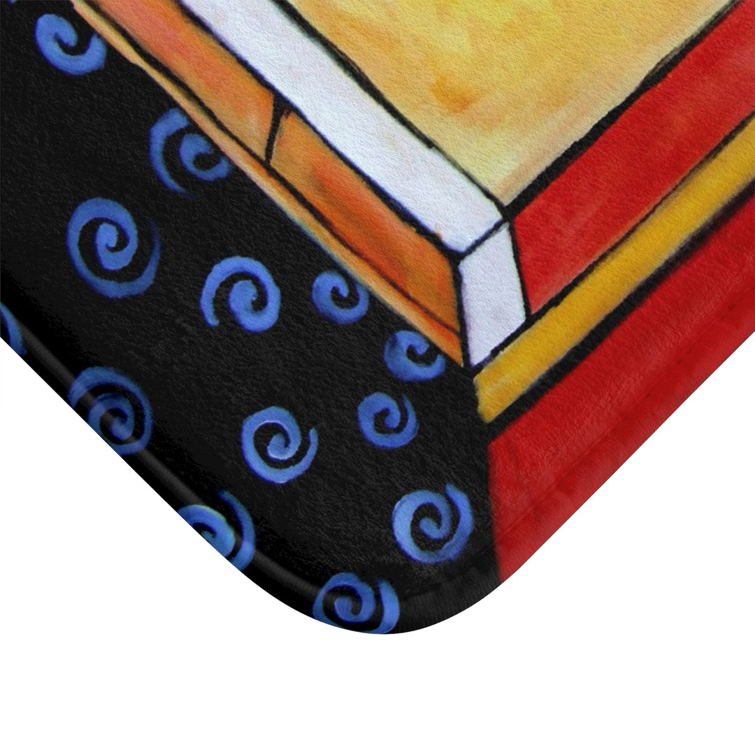 The Joy of Homecoming Plush Bath Mat