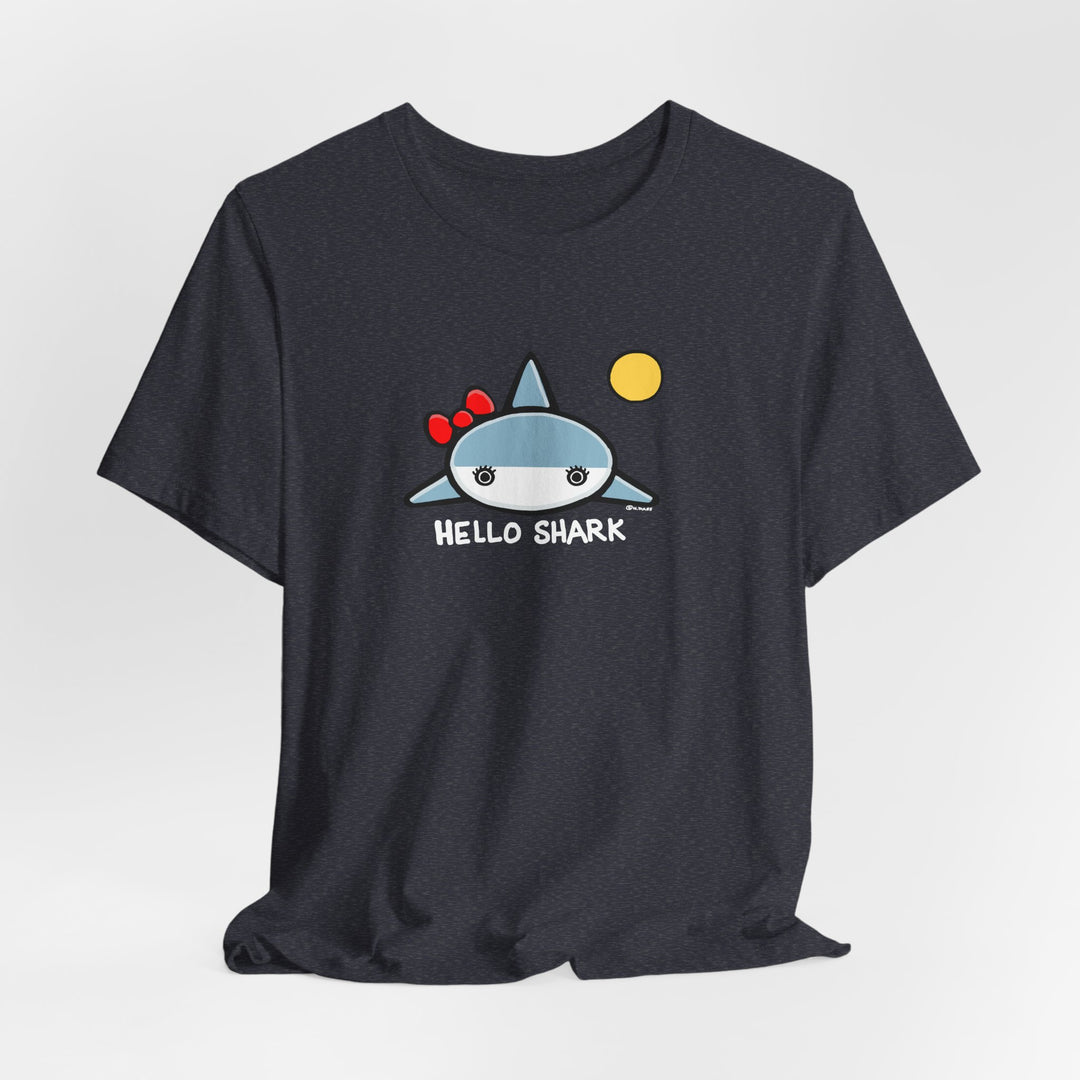 Hello Shark Unisex Soft Cotton T-Shirt