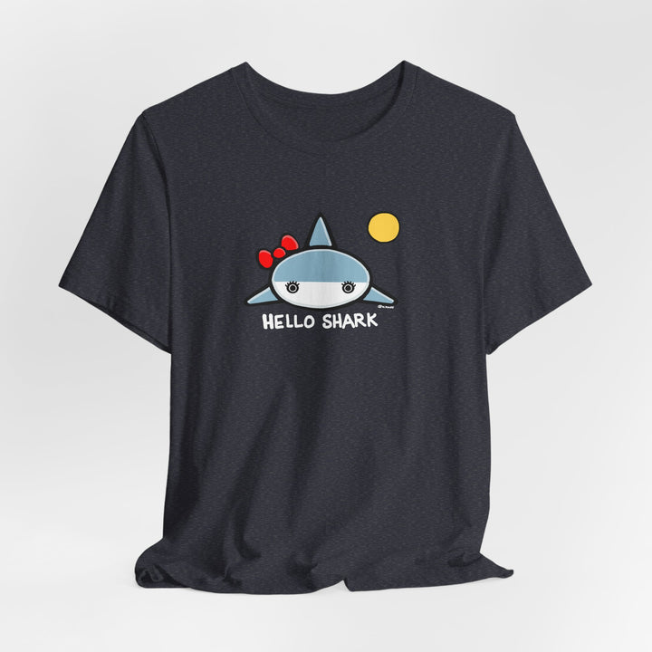 Hello Shark Unisex Soft Cotton T-Shirt