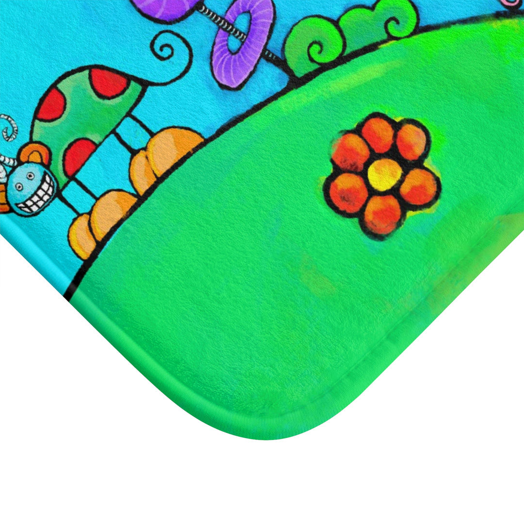 Be Who You Are Book Art Plush Bath Mat