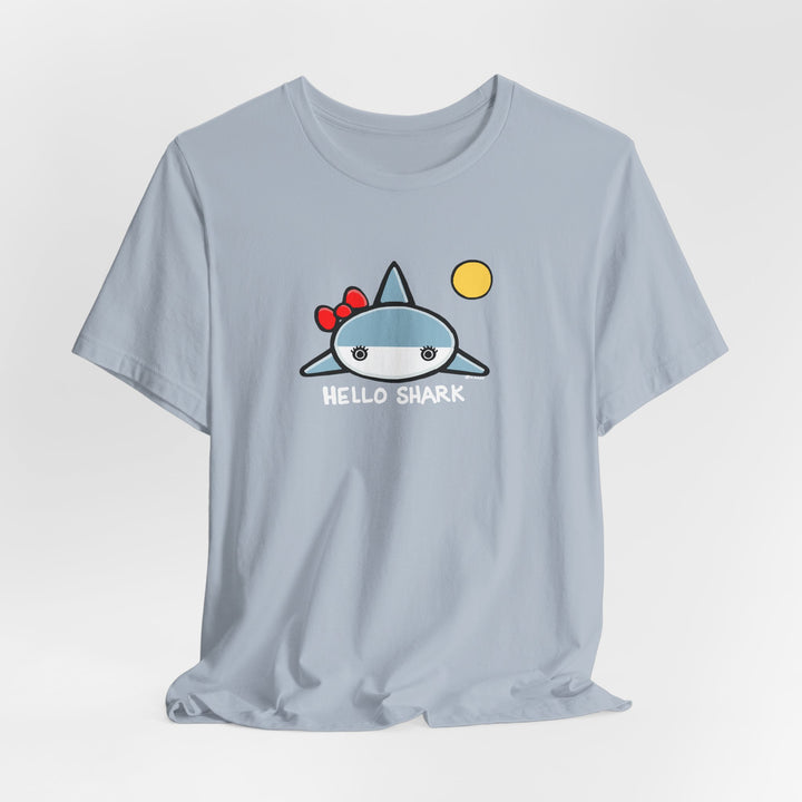Hello Shark Unisex Soft Cotton T-Shirt