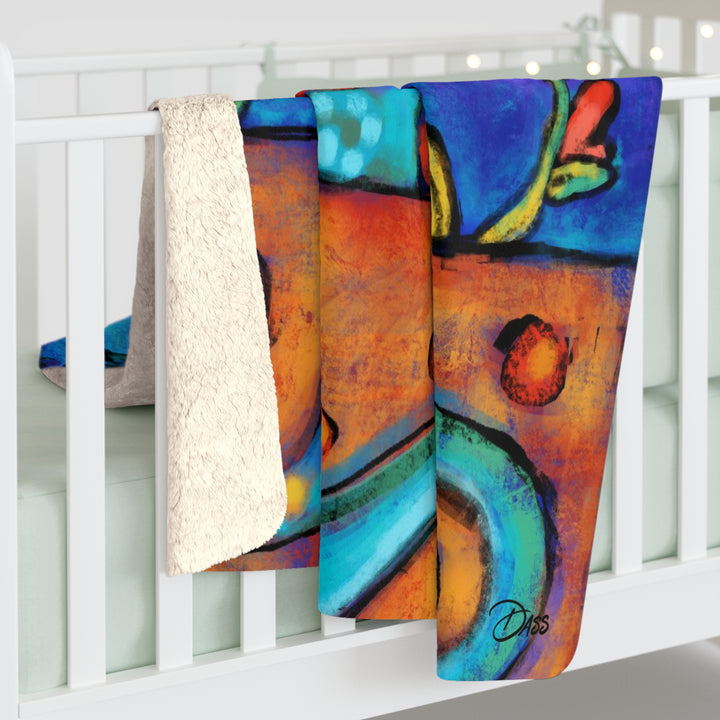 Magic Cat Sherpa Fleece Blanket