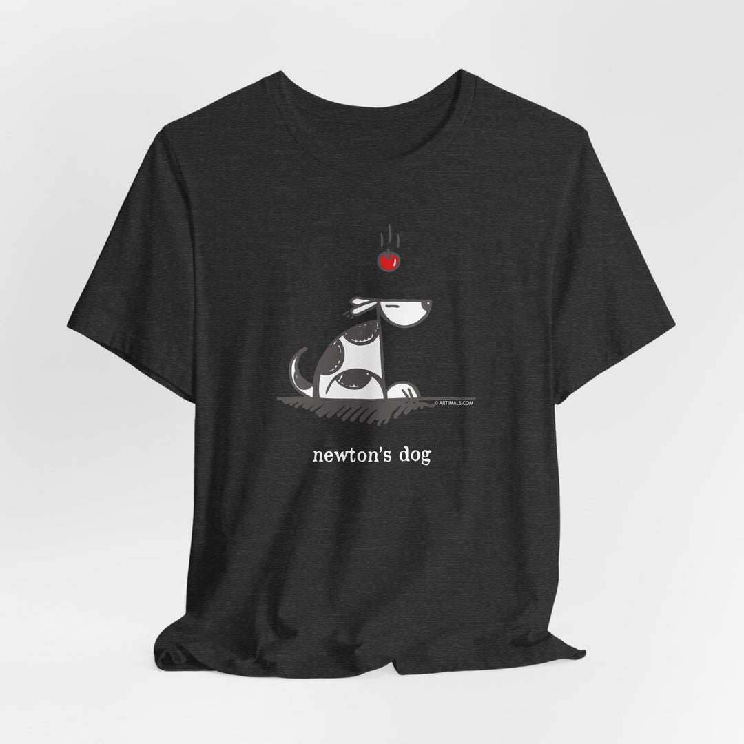 Newtons Dog Unisex Soft Cotton T-Shirt