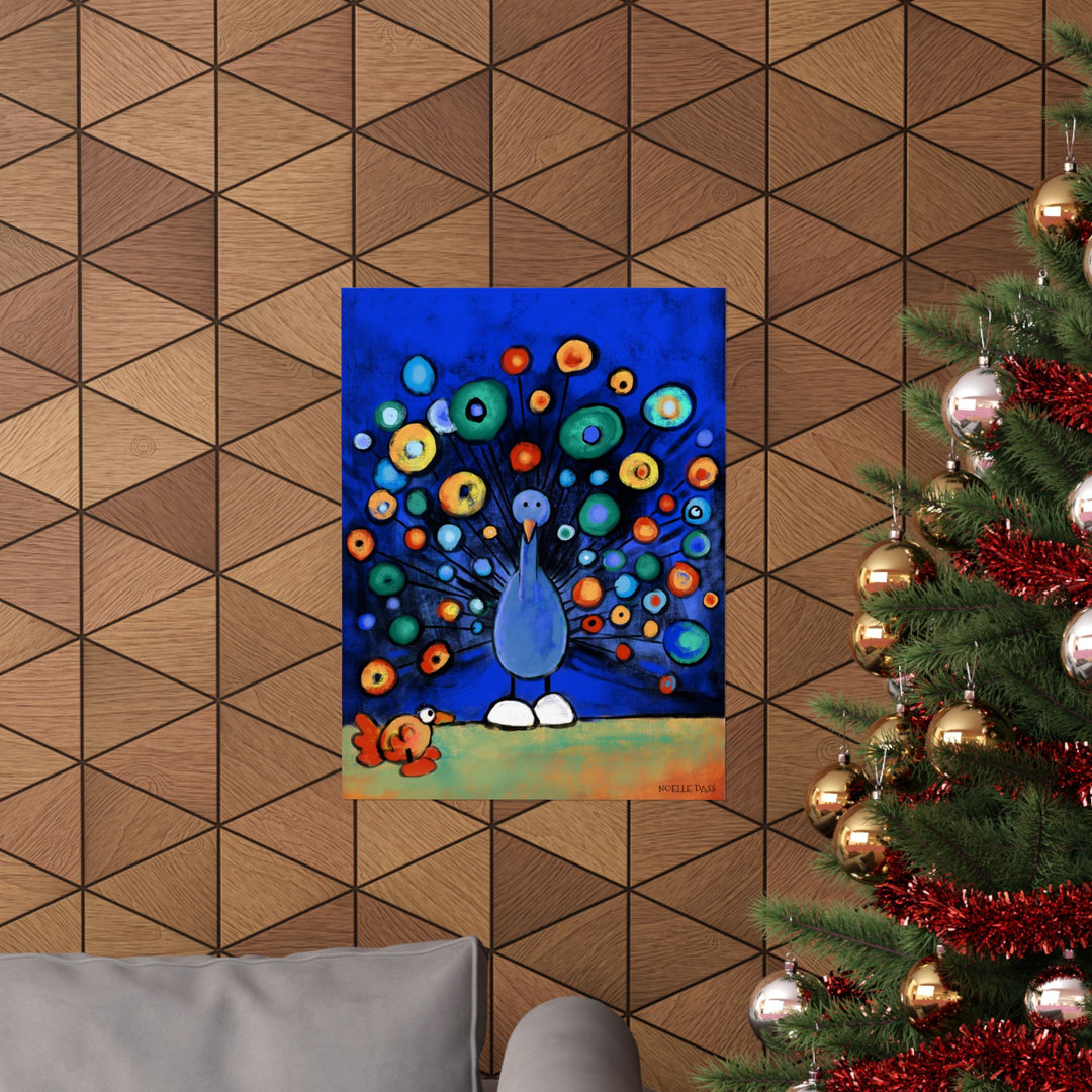 Peacock Premium Matte vertical posters