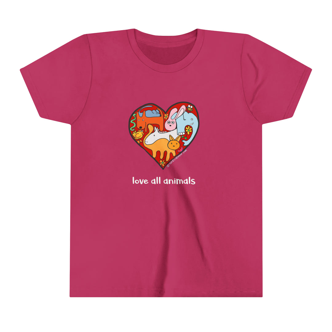 Love All Animals Youth Short Sleeve Tee