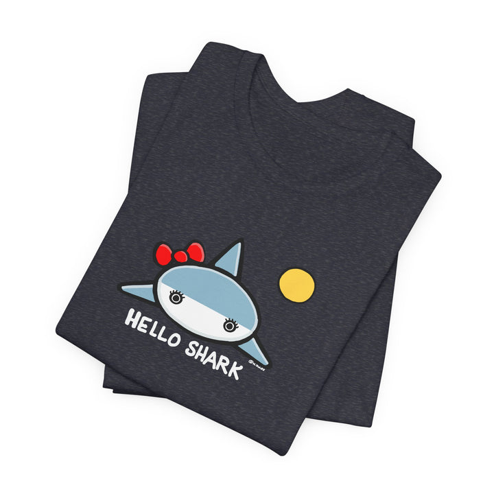 Hello Shark Unisex Soft Cotton T-Shirt
