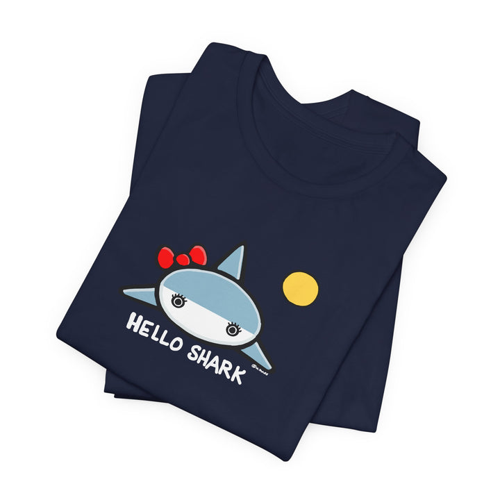 Hello Shark Unisex Soft Cotton T-Shirt