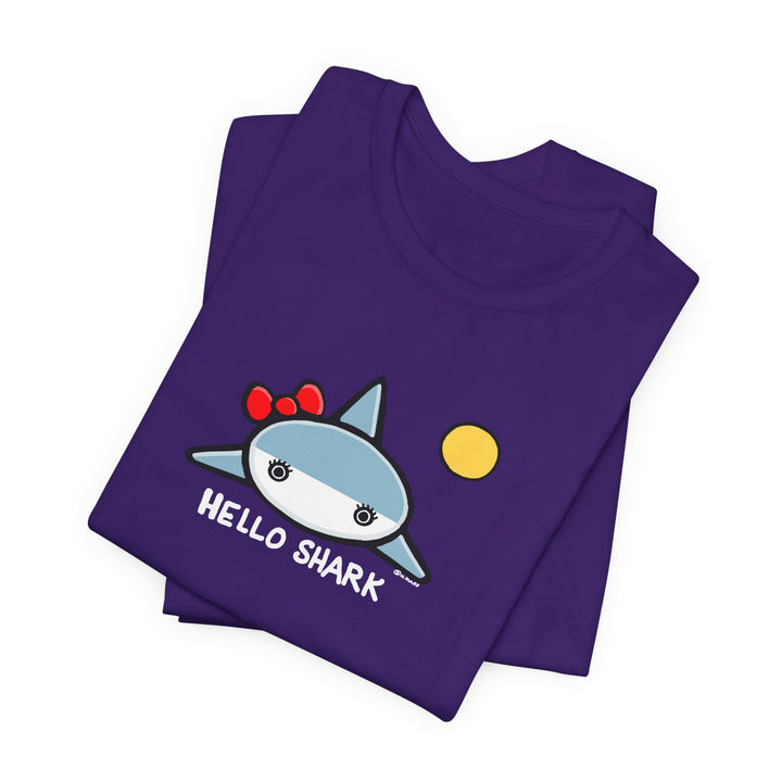 Hello Shark Unisex Soft Cotton T-Shirt