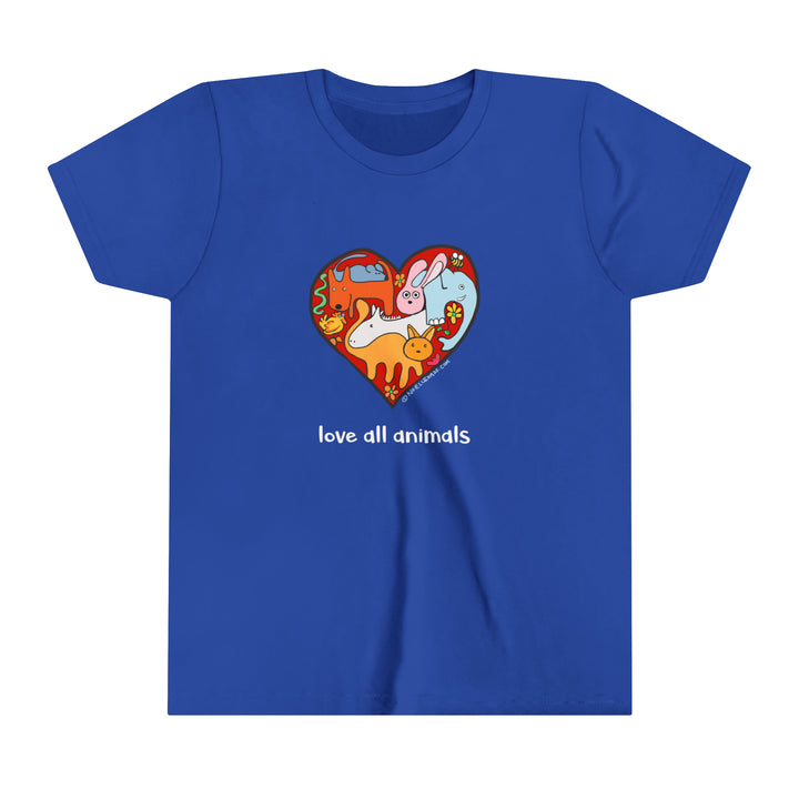 Love All Animals Youth Short Sleeve Tee