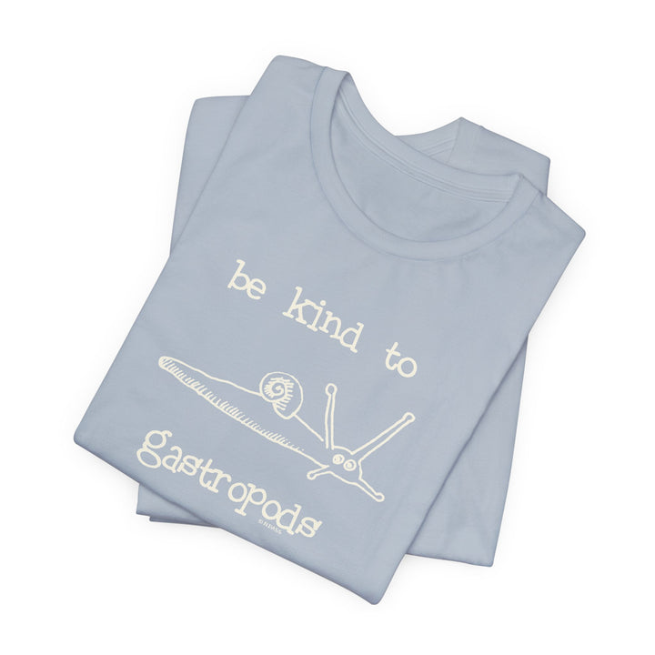 Be Kind to Gastropods Unisex Soft Cotton T-Shirt