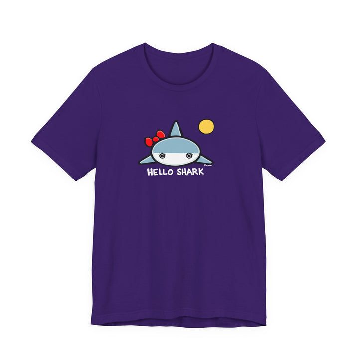Hello Shark Unisex Soft Cotton T-Shirt