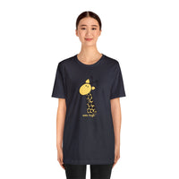 Aim High Giraffe Unisex Soft Cotton T-Shirt