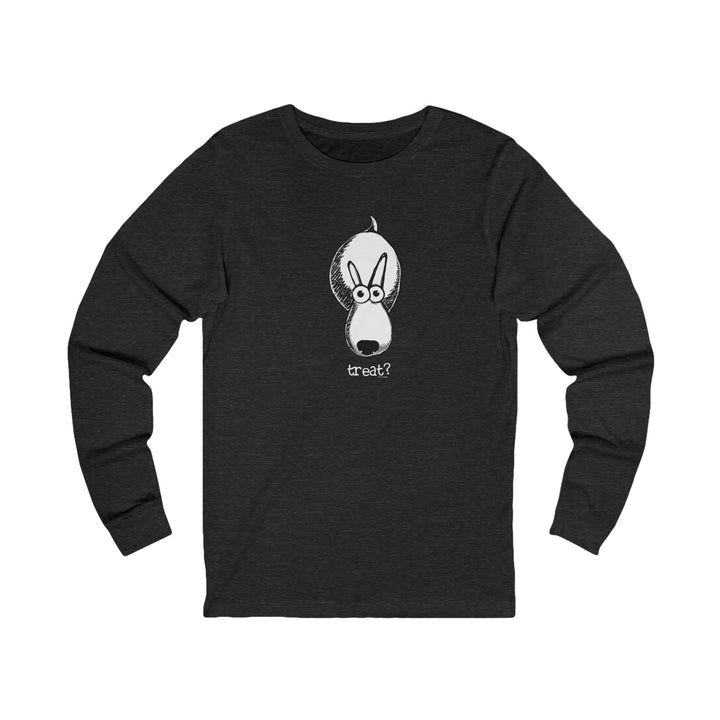 Treat? Dog Unisex Jersey Long Sleeve Tee