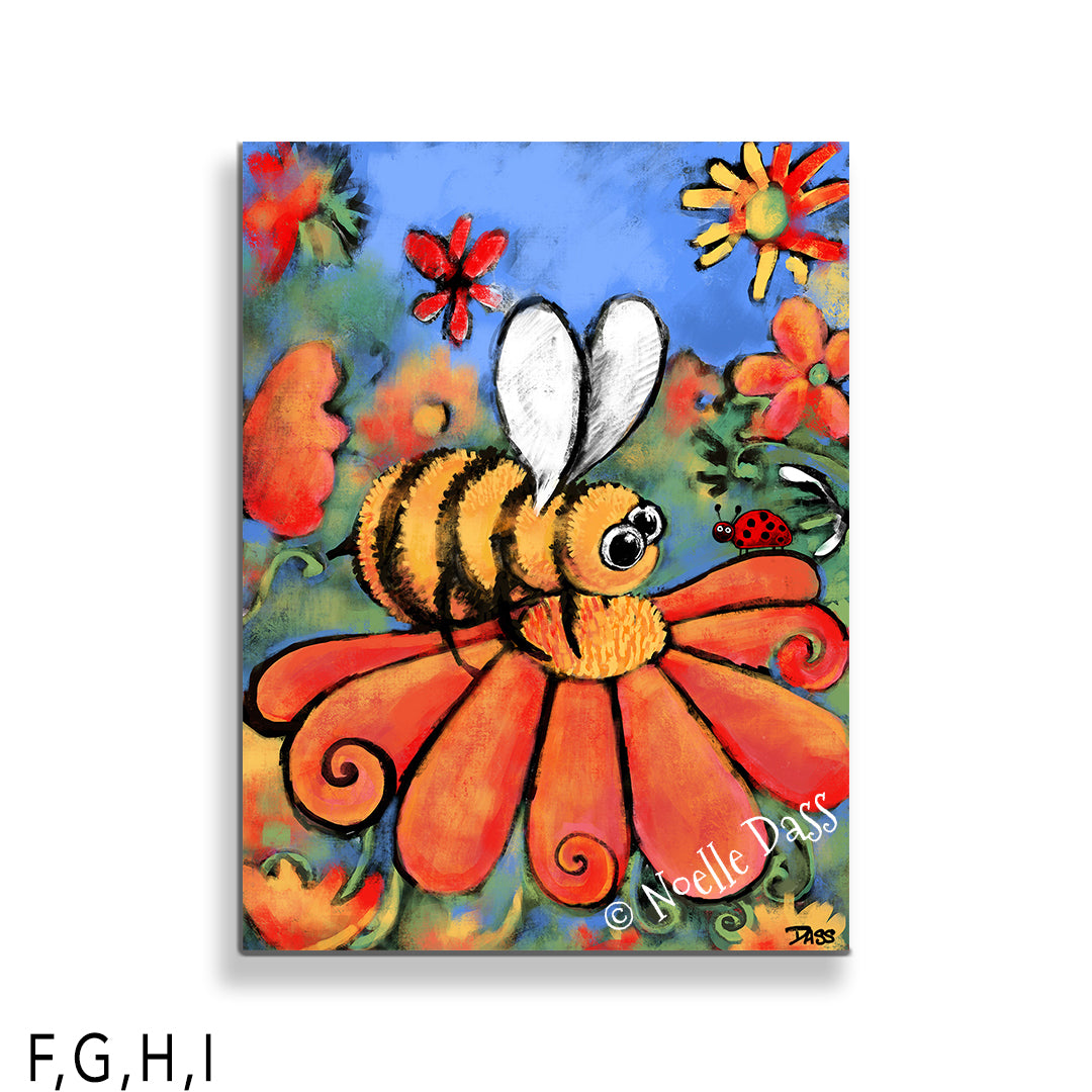 A Bee's Day Out I: Canvas 30x40 in.