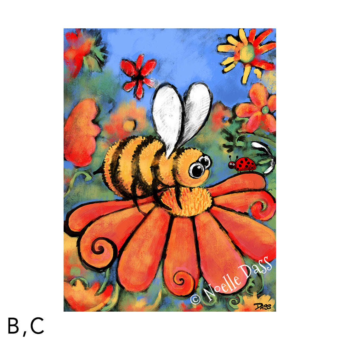 A Bee's Day Out C. Archival Paper - Image is 18x24 in.