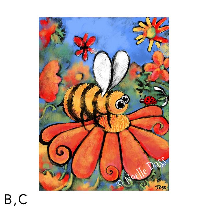 A Bee's Day Out C. Archival Paper - Image is 18x24 in.