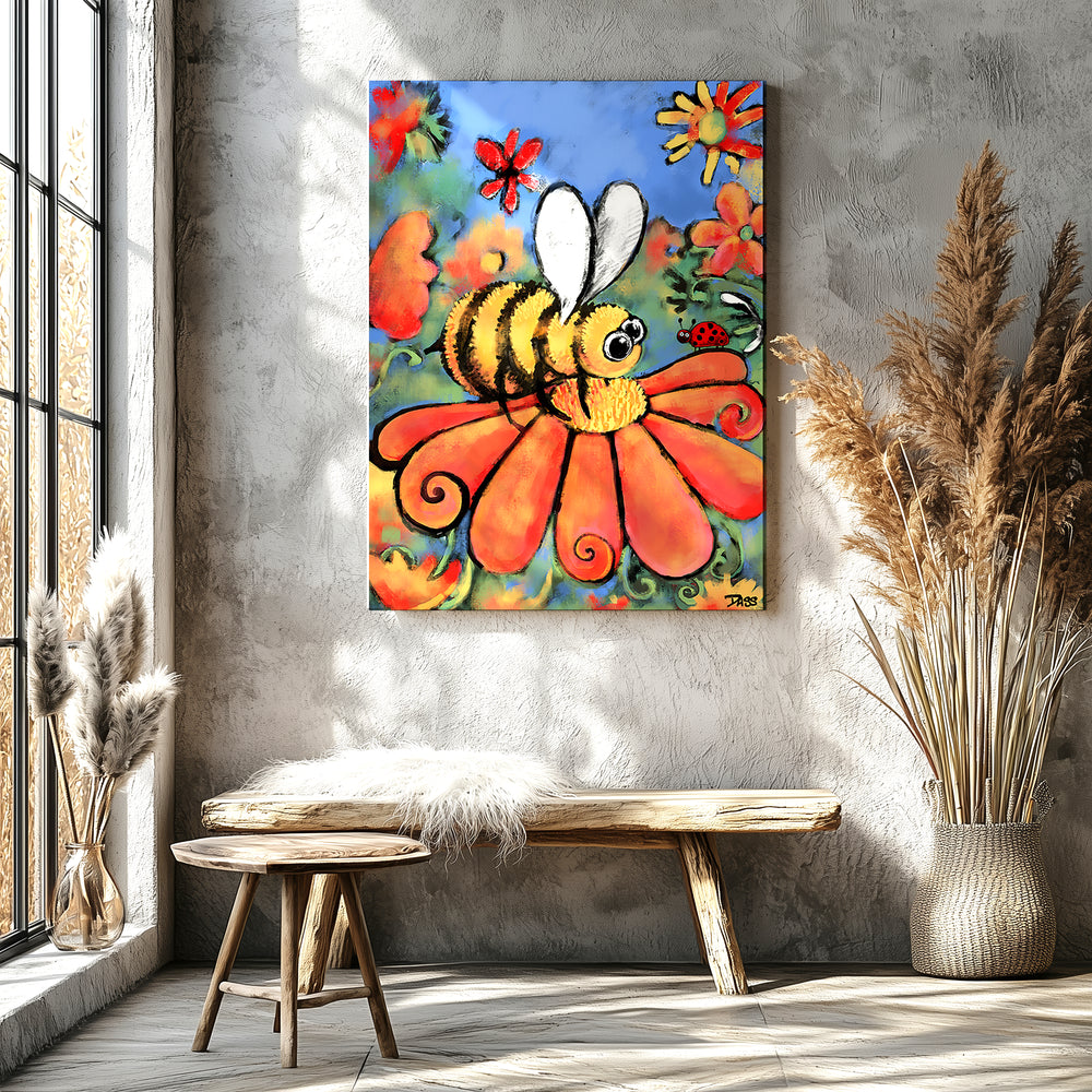 A Bee's Day Out Paper / 16x20 / Unframed