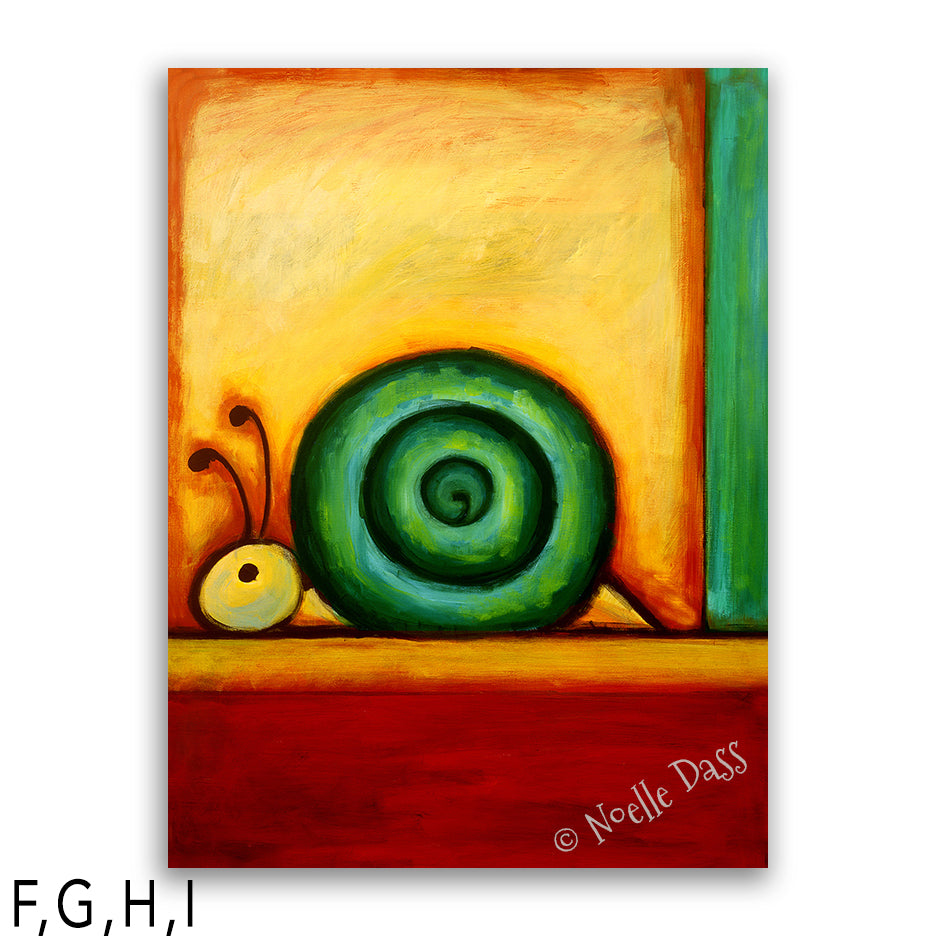 Absolute Snail I: Canvas 30x40 in.