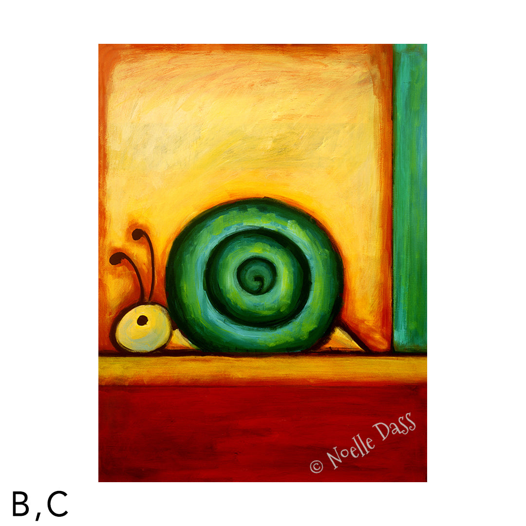 Absolute Snail C. Archival Paper - Image is 18x24 in.