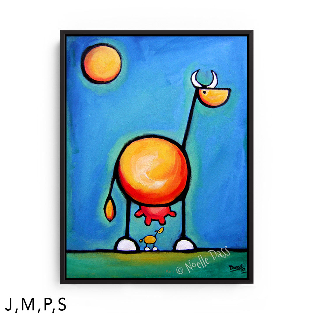 Aim High S: Framed Canvas - Black 30x40 in.