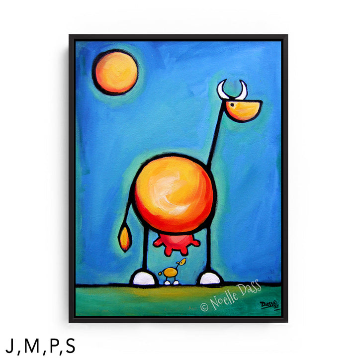 Aim High S: Framed Canvas - Black 30x40 in.